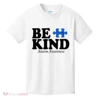 Be Kind Autism Awareness Puzzle Kids T-Shirt thumb 0