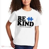 Be Kind Autism Awareness Puzzle Kids T-Shirt thumb 2