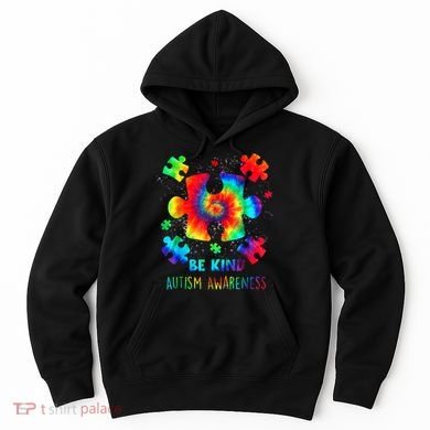 Be Kind Autism Awareness Rainbow Hoodie