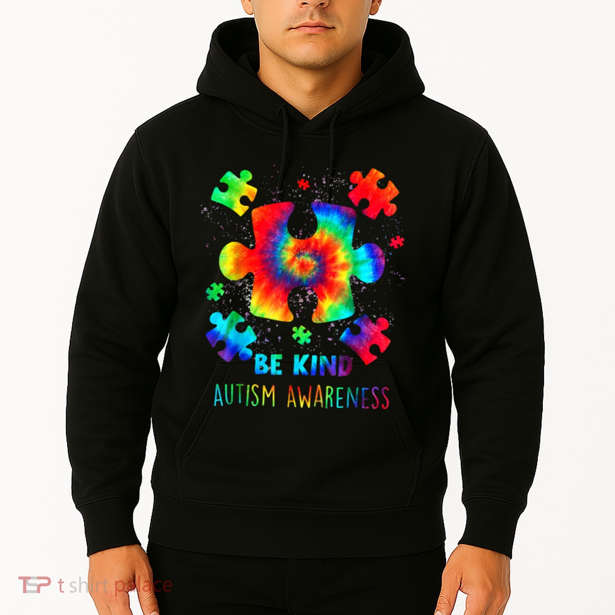Be Kind Autism Awareness Rainbow Hoodie