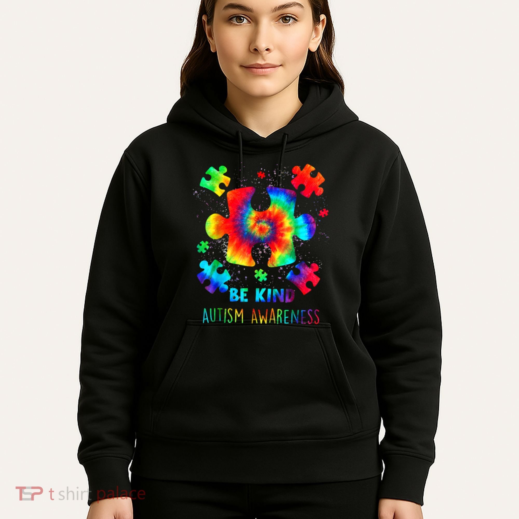 Be Kind Autism Awareness Rainbow Hoodie