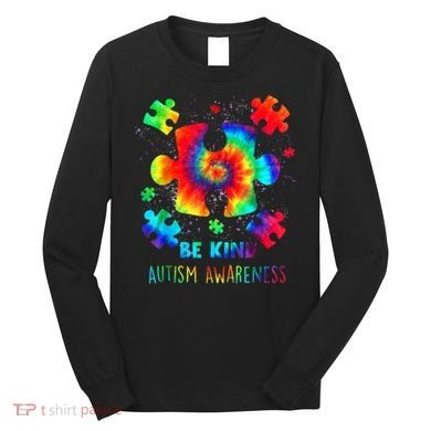 Be Kind Autism Awareness Rainbow Long Sleeve Shirt