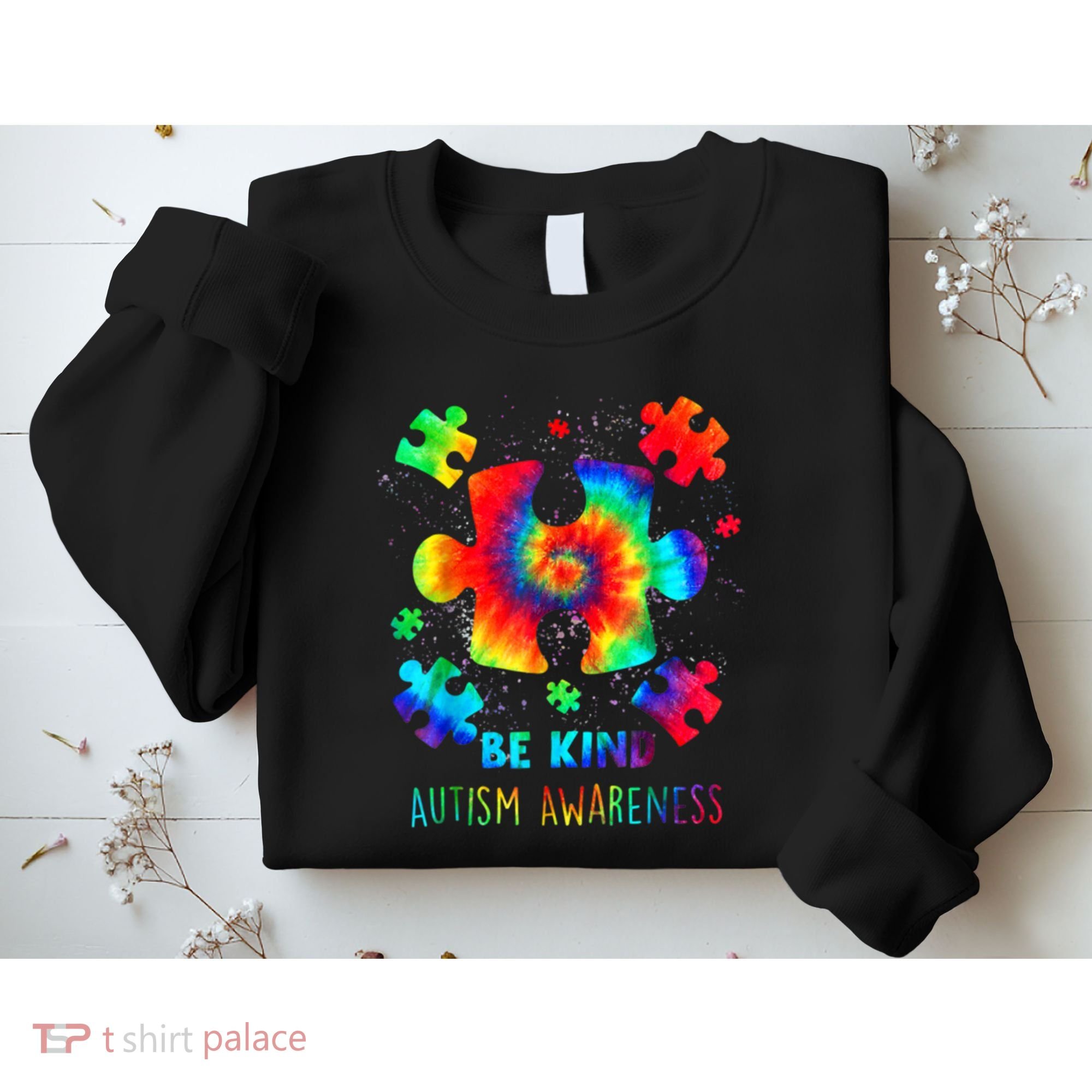 Be Kind Autism Awareness Rainbow Sweatshirt