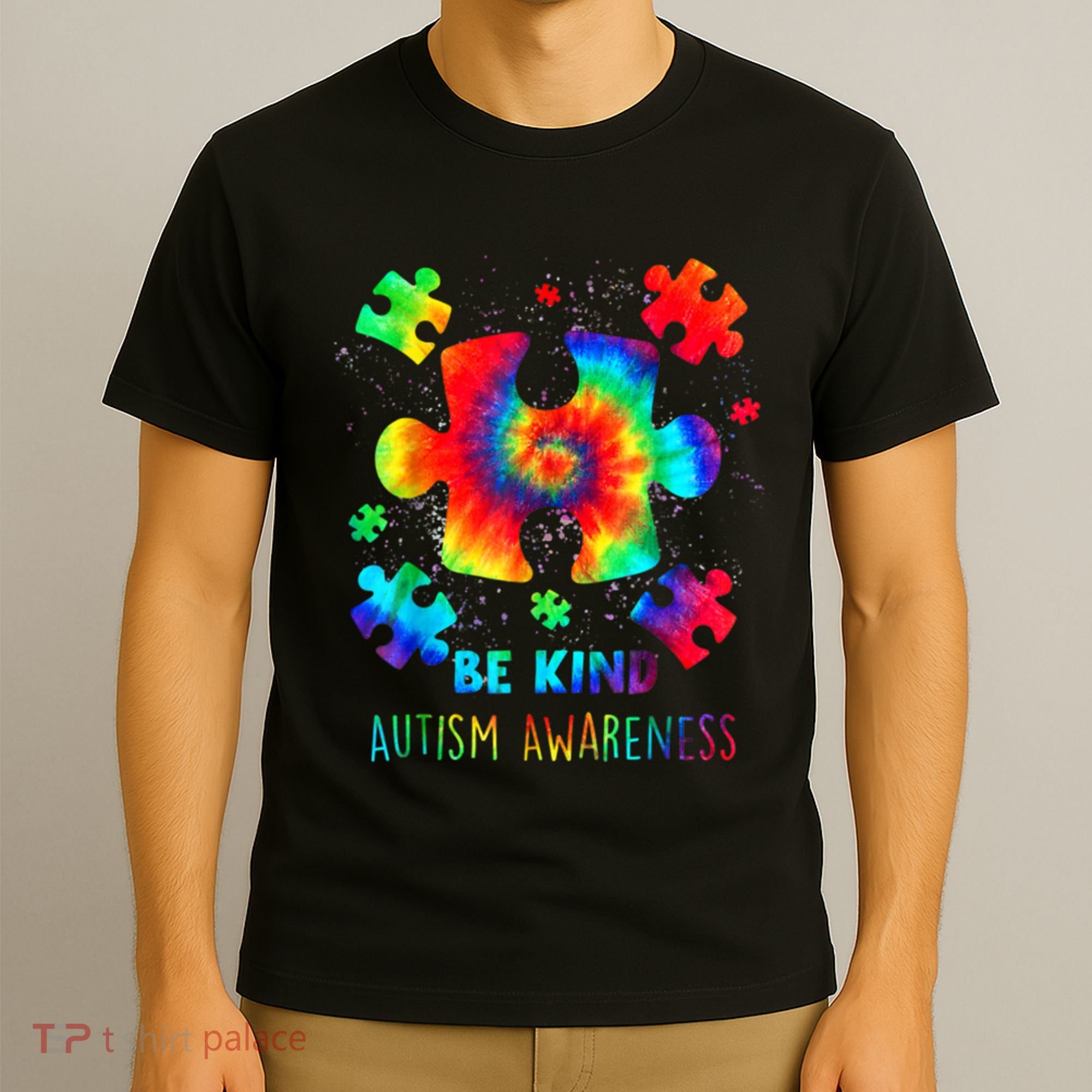Be Kind Autism Awareness Rainbow T-Shirt