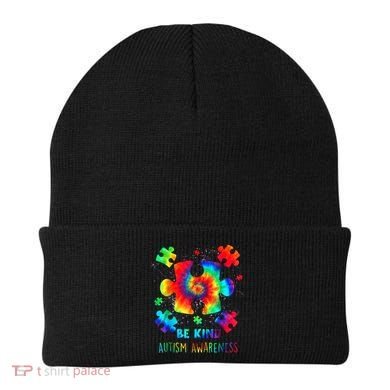 Be Kind Autism Awareness Rainbow Beanie
