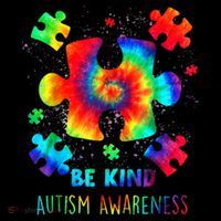 Be Kind Autism Awareness Rainbow Ornament thumb 1
