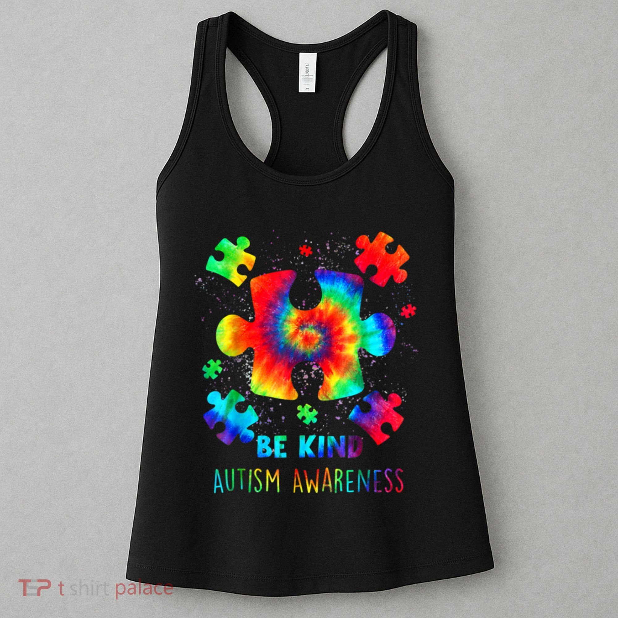 Be Kind Autism Awareness Rainbow Women's Tank Top