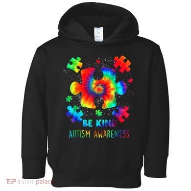 Be Kind Autism Awareness Rainbow Toddler Hoodie