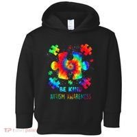 Be Kind Autism Awareness Rainbow Toddler Hoodie thumb 0