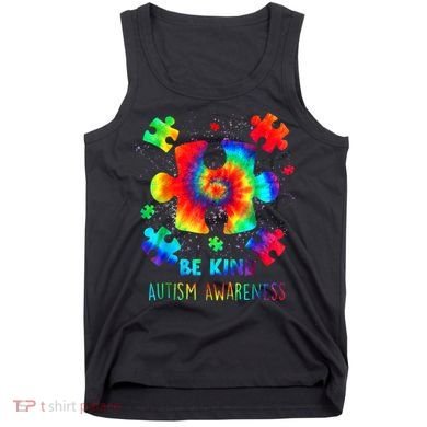 Be Kind Autism Awareness Rainbow Tank Top