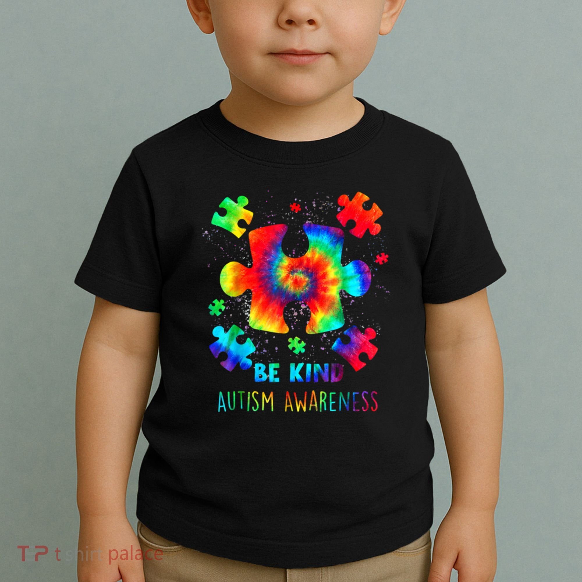 Be Kind Autism Awareness Rainbow Toddler T-Shirt