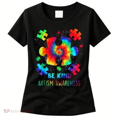 Be Kind Autism Awareness Rainbow Women's T-Shirt