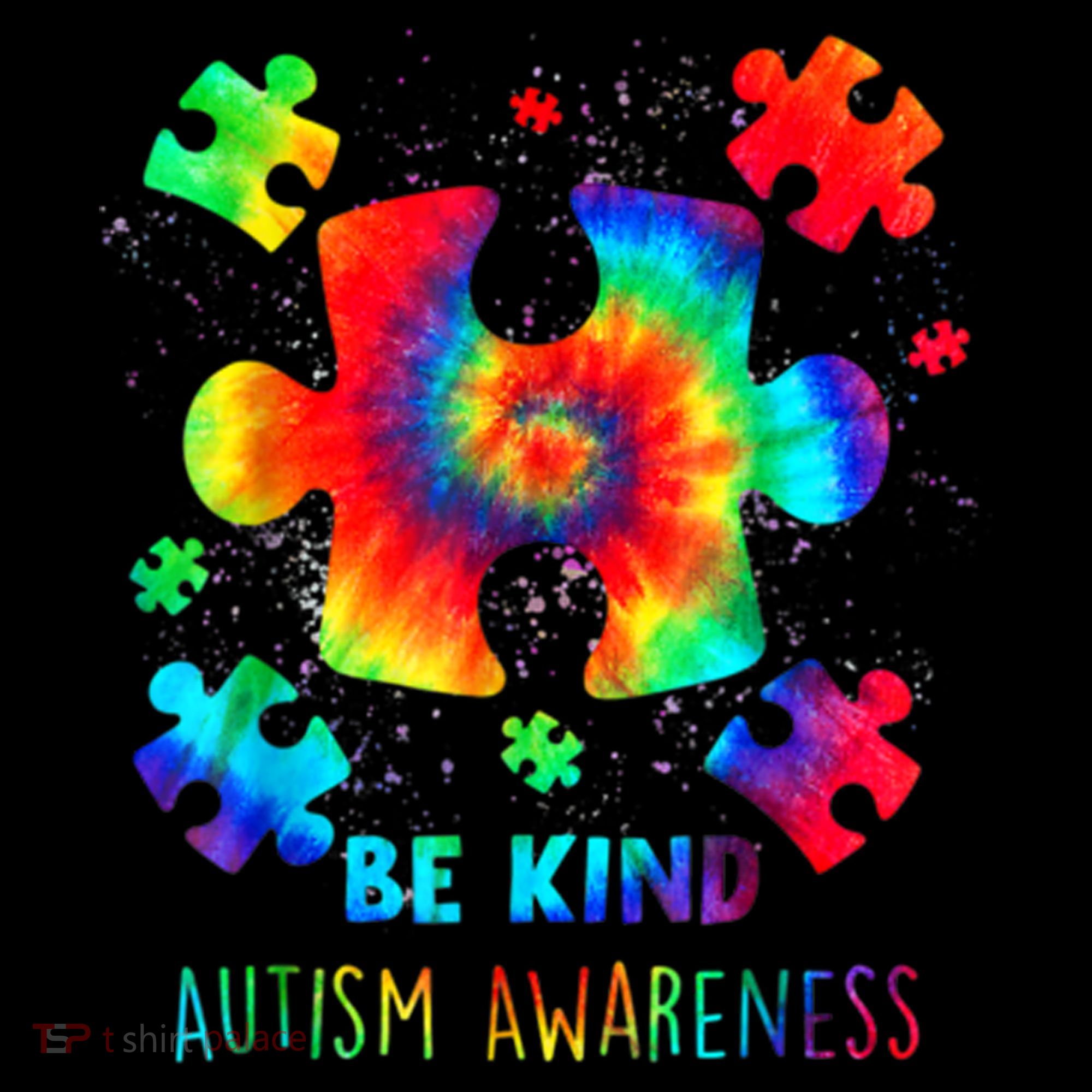 Be Kind Autism Awareness Rainbow Kids Long Sleeve Shirt