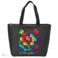 Be Kind Autism Awareness Rainbow Tote Bag thumb 0