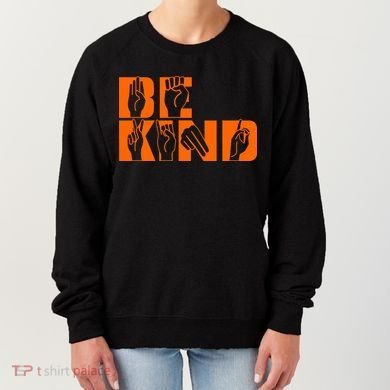 Be Kind ASL Hand Sign Language Women's Sweatshirt