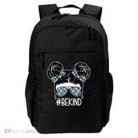 Be Kind Autism Awareness Female Bun Backpack thumb 0