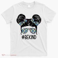 Be Kind Autism Awareness Female Bun T-Shirt thumb 0