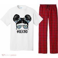 Be Kind Autism Awareness Female Bun Pajama Set thumb 0