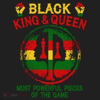 Black King And Queen Most Powerful Pieces Of The Game Women's Sweatshirt thumb 2