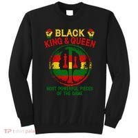 Black King And Queen Most Powerful Pieces Of The Game Sweatshirt thumb 0