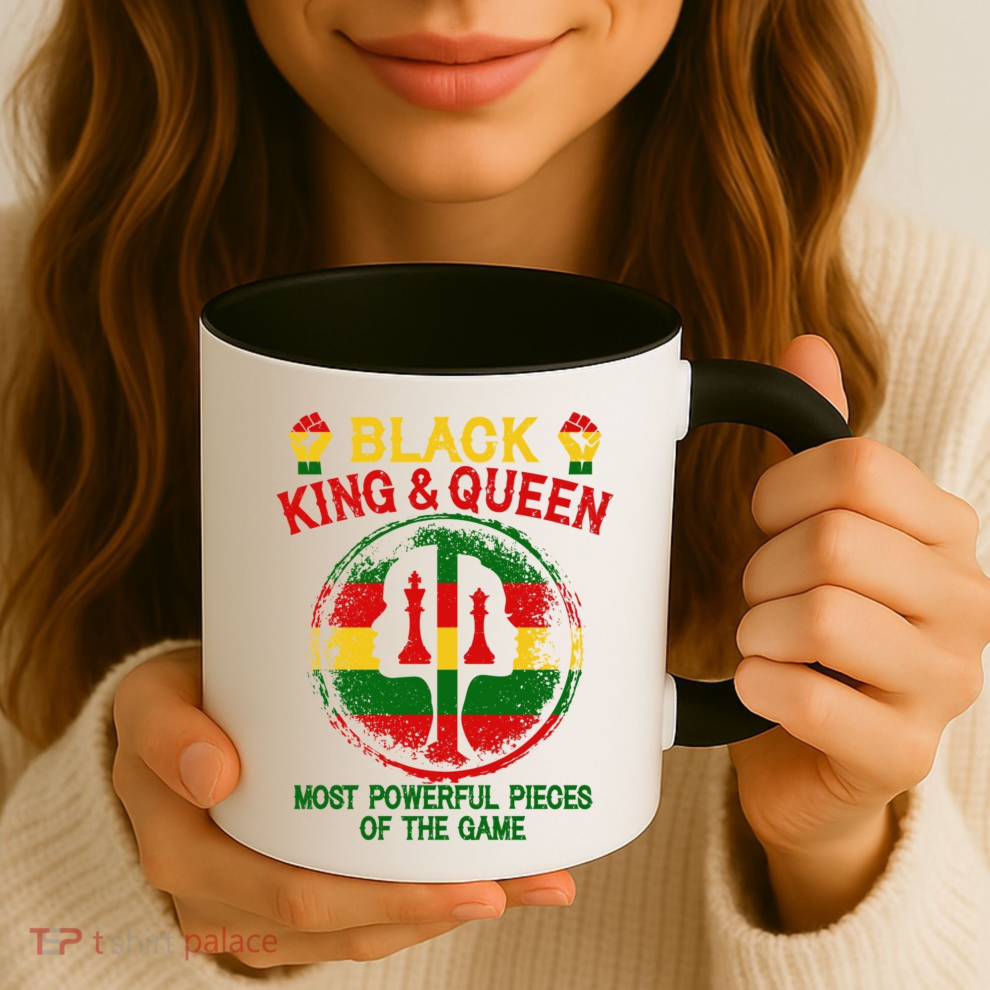 Black King And Queen Most Powerful Pieces Of The Game Coffee Mug
