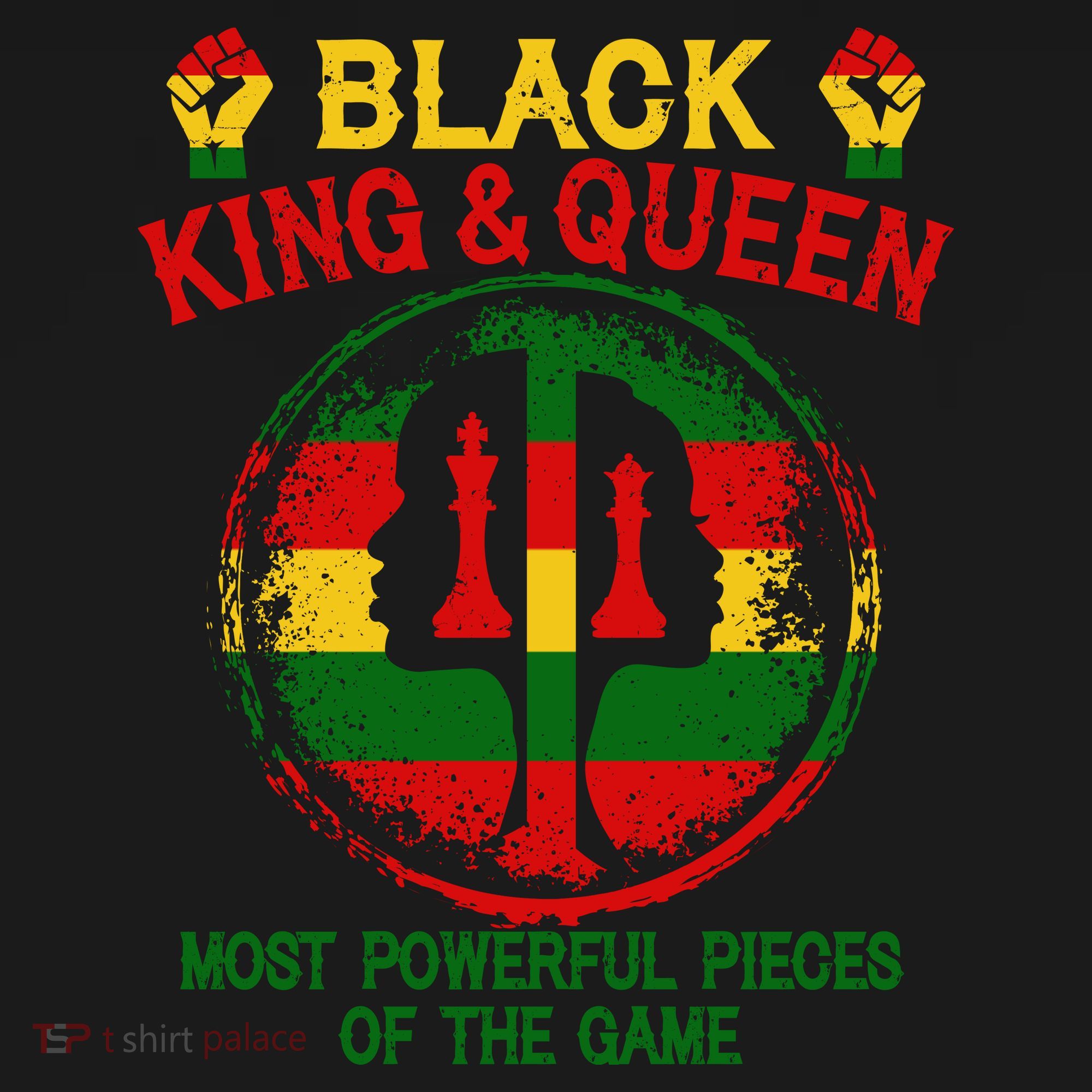 Black King And Queen Most Powerful Pieces Of The Game Women's Hoodie