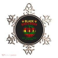 Black King And Queen Most Powerful Pieces Of The Game Ornament thumb 0