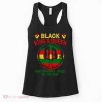 Black King And Queen Most Powerful Pieces Of The Game Women's Tank Top thumb 0