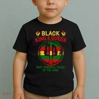 Black King And Queen Most Powerful Pieces Of The Game Toddler T-Shirt thumb 2