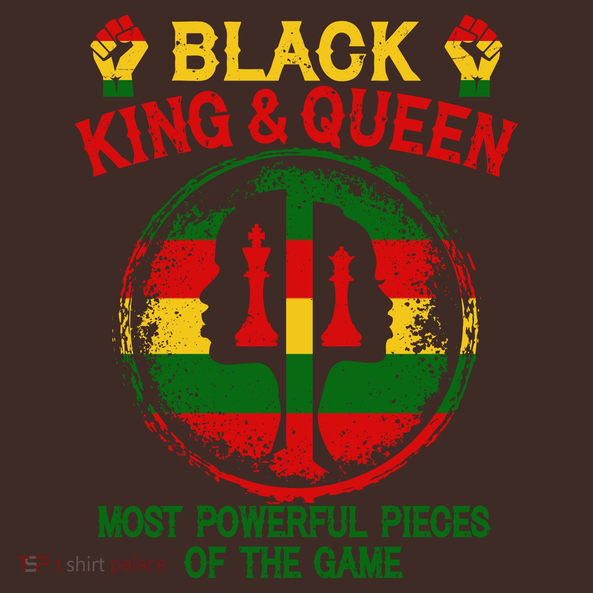 Black King And Queen Most Powerful Pieces Of The Game Mousepad