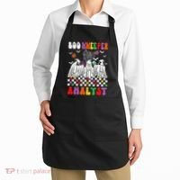 Boo Kkeeper Analyst Halloween Bookkeeper Job Matching Party Apron thumb 2