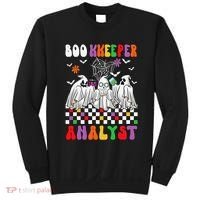 Boo Kkeeper Analyst Halloween Bookkeeper Job Matching Party Sweatshirt thumb 0