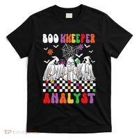 Boo Kkeeper Analyst Halloween Bookkeeper Job Matching Party T-Shirt thumb 0