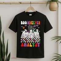 Boo Kkeeper Analyst Halloween Bookkeeper Job Matching Party T-Shirt thumb 2