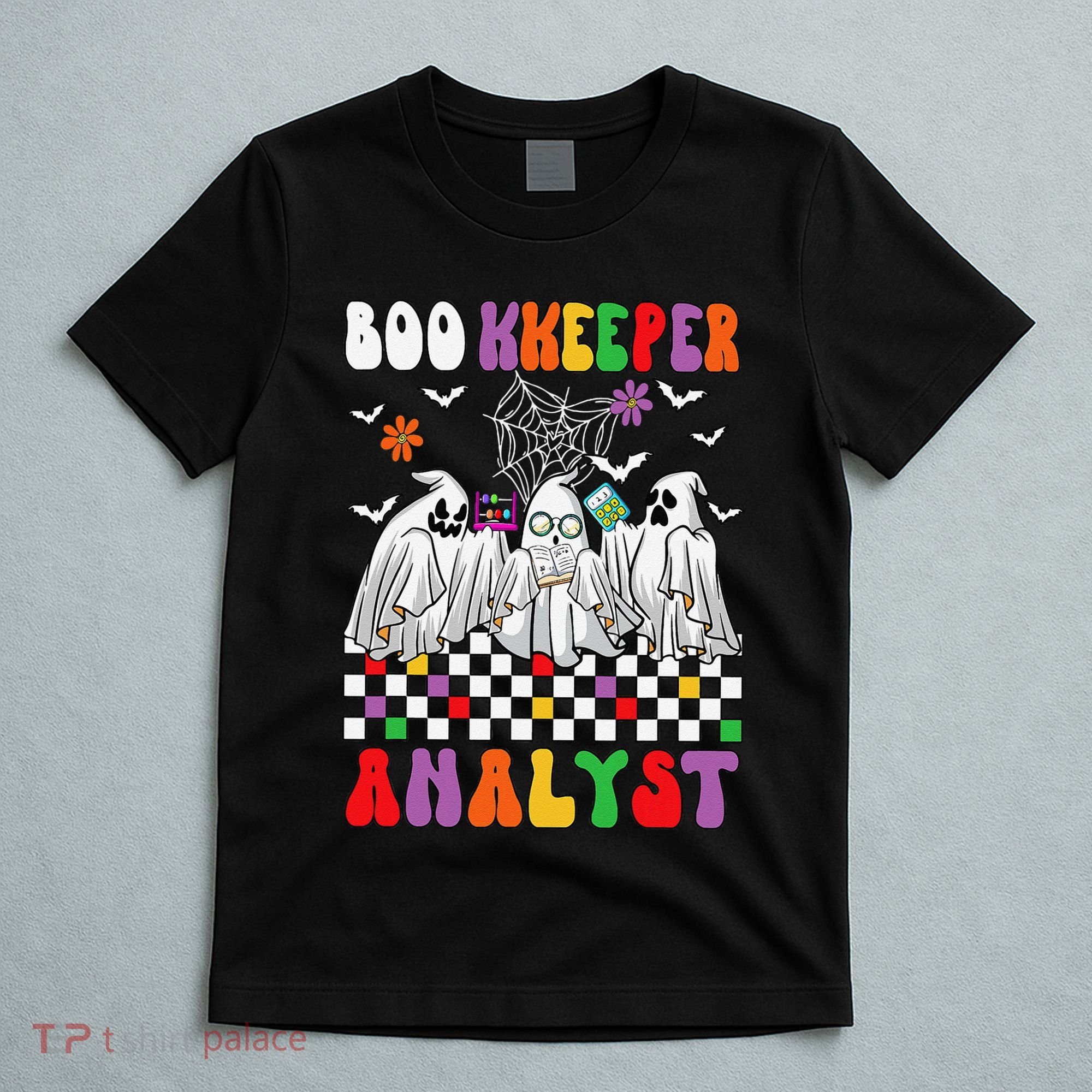 Boo Kkeeper Analyst Halloween Bookkeeper Job Matching Party T-Shirt