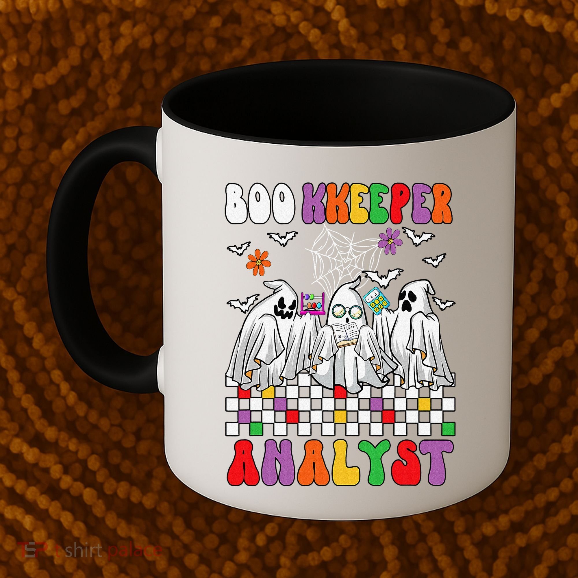 Boo Kkeeper Analyst Halloween Bookkeeper Job Matching Party Coffee Mug