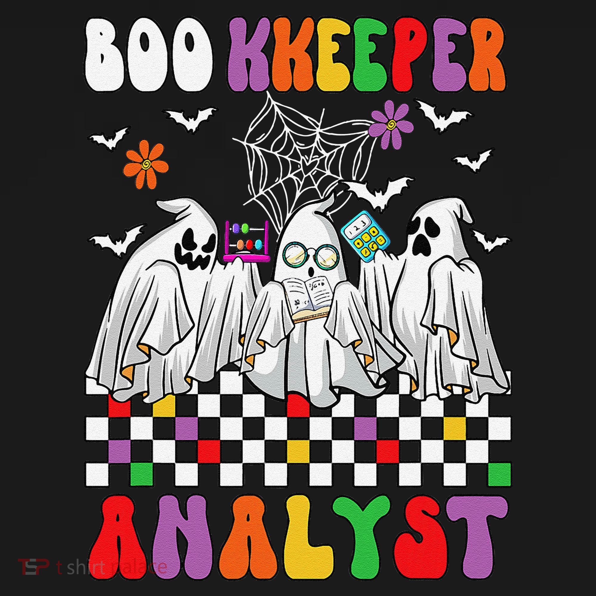 Boo Kkeeper Analyst Halloween Bookkeeper Job Matching Party Polo