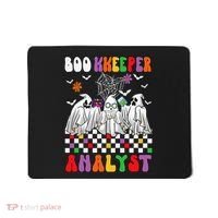 Boo Kkeeper Analyst Halloween Bookkeeper Job Matching Party Mousepad thumb 0