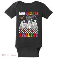 Boo Kkeeper Analyst Halloween Bookkeeper Job Matching Party Baby Bodysuit thumb 0