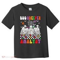 Boo Kkeeper Analyst Halloween Bookkeeper Job Matching Party Toddler T-Shirt thumb 0