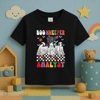Boo Kkeeper Analyst Halloween Bookkeeper Job Matching Party Toddler T-Shirt thumb 3