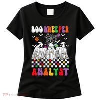 Boo Kkeeper Analyst Halloween Bookkeeper Job Matching Party Women's T-Shirt thumb 0