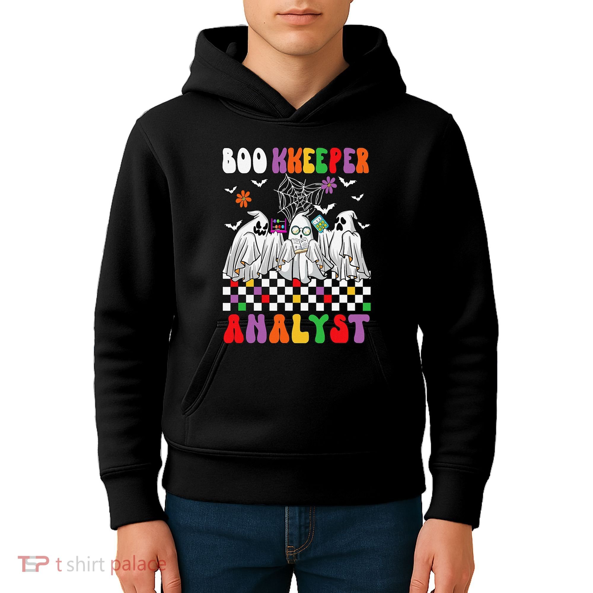 Boo Kkeeper Analyst Halloween Bookkeeper Job Matching Party Kids Hoodie