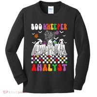Boo Kkeeper Analyst Halloween Bookkeeper Job Matching Party Kids Long Sleeve Shirt thumb 0