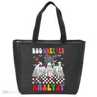 Boo Kkeeper Analyst Halloween Bookkeeper Job Matching Party Tote Bag thumb 0
