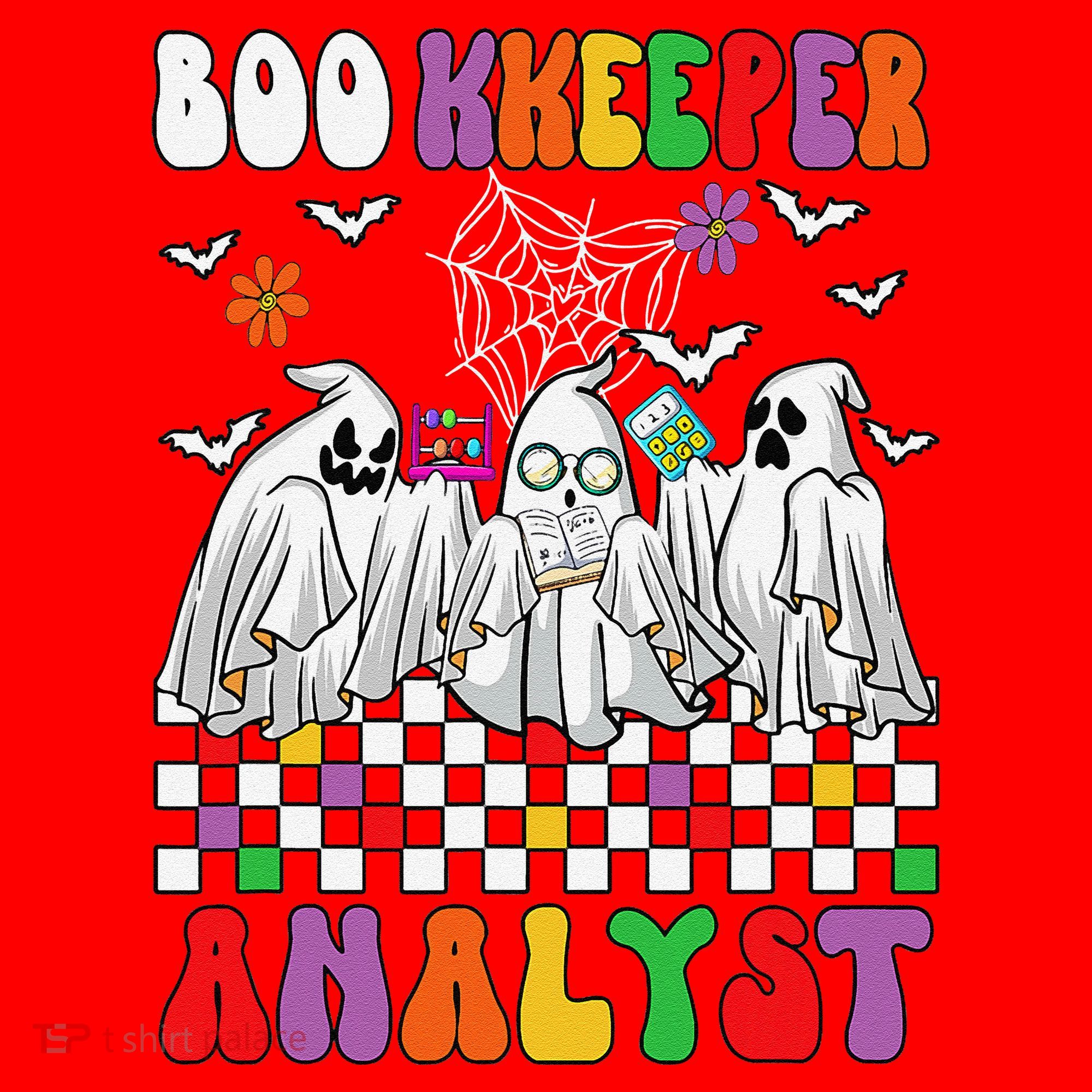 Boo Kkeeper Analyst Halloween Bookkeeper Job Matching Party Santa Hat