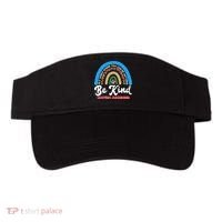 Be Kind Autism Awareness Pattern Rainbow Visor thumb 0
