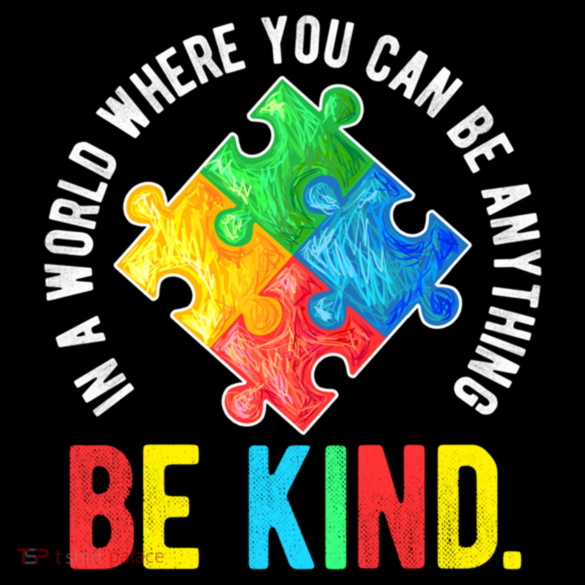 Be Kind Autism Awareness Cute Gift Backpack