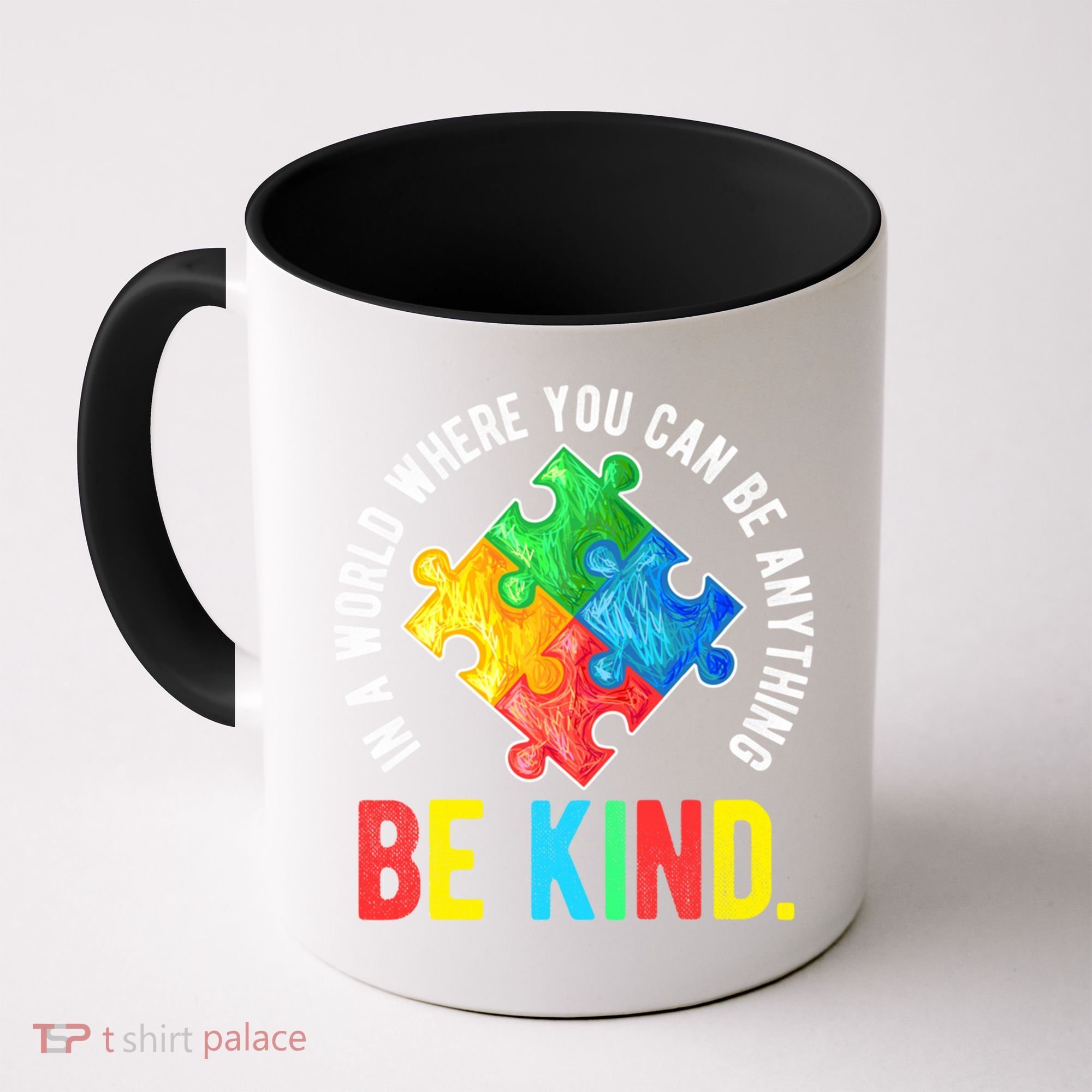 Be Kind Autism Awareness Cute Gift Coffee Mug