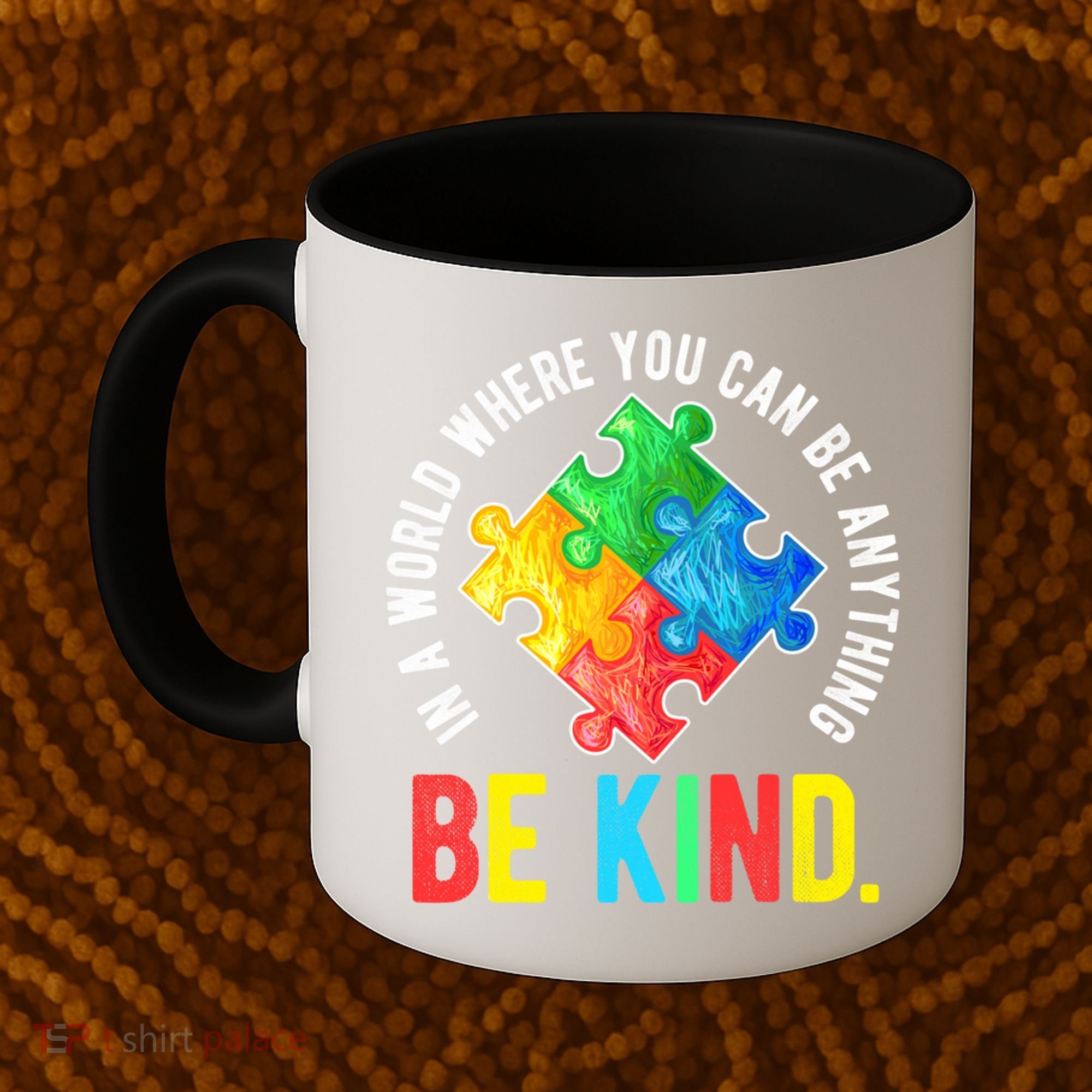 Be Kind Autism Awareness Cute Gift Coffee Mug